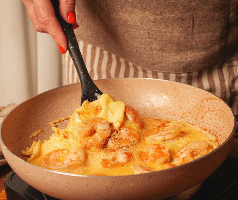 Roasted fish cooked with deux